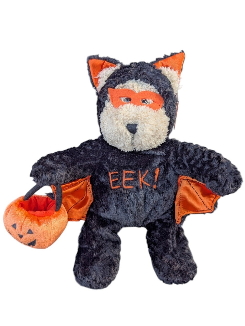 2 For $20 🩷 STARBUCKS Halloween EEK Black Bat Bearista Bear 2003 Plush W/ Tags
